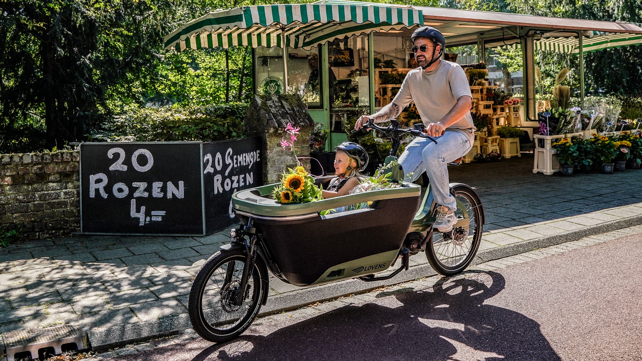 Lovens Explorer elektrische bakfiets leasen of kopen in Amsterdam