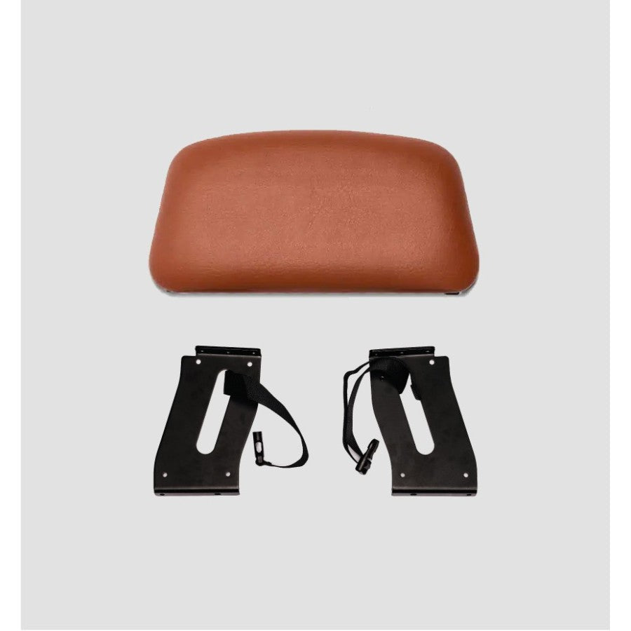 Lovens voorbankje bruin leer