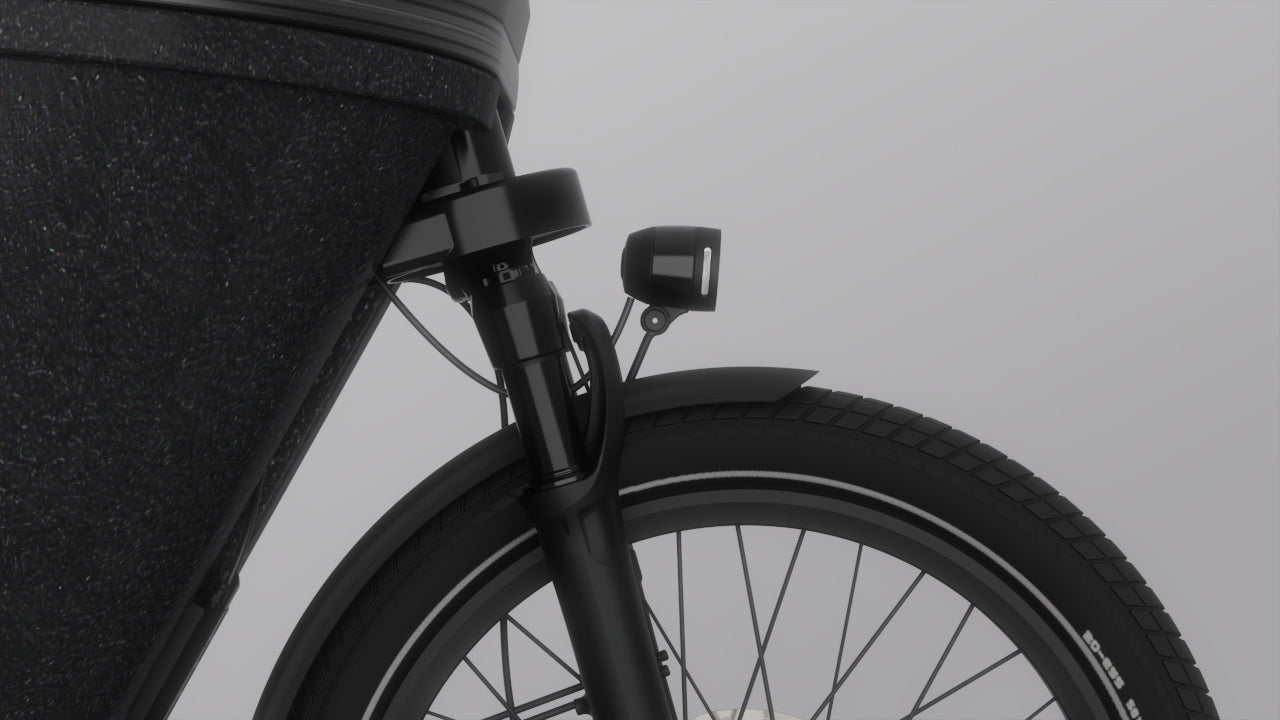 Lovens explorer geveerde voorvork